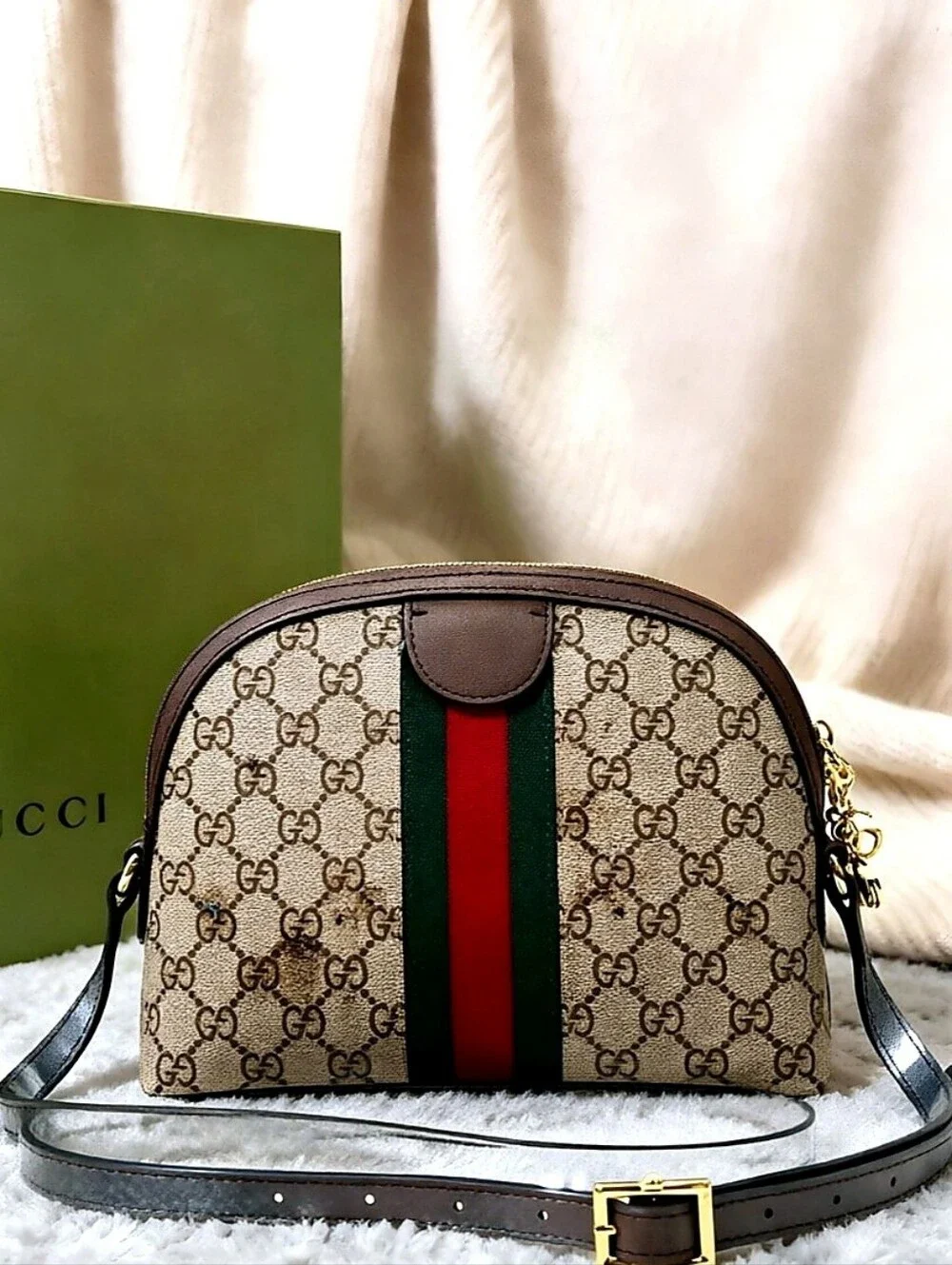 Gucci Ophidia GG Supreme Small Shoulder Bag - Picture 2 of 6